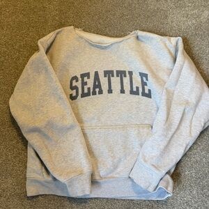 Brandy Melville Light Gray Seattle Sweater